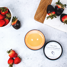 Load image into Gallery viewer, Chocolate Covered Strawberry Candle
