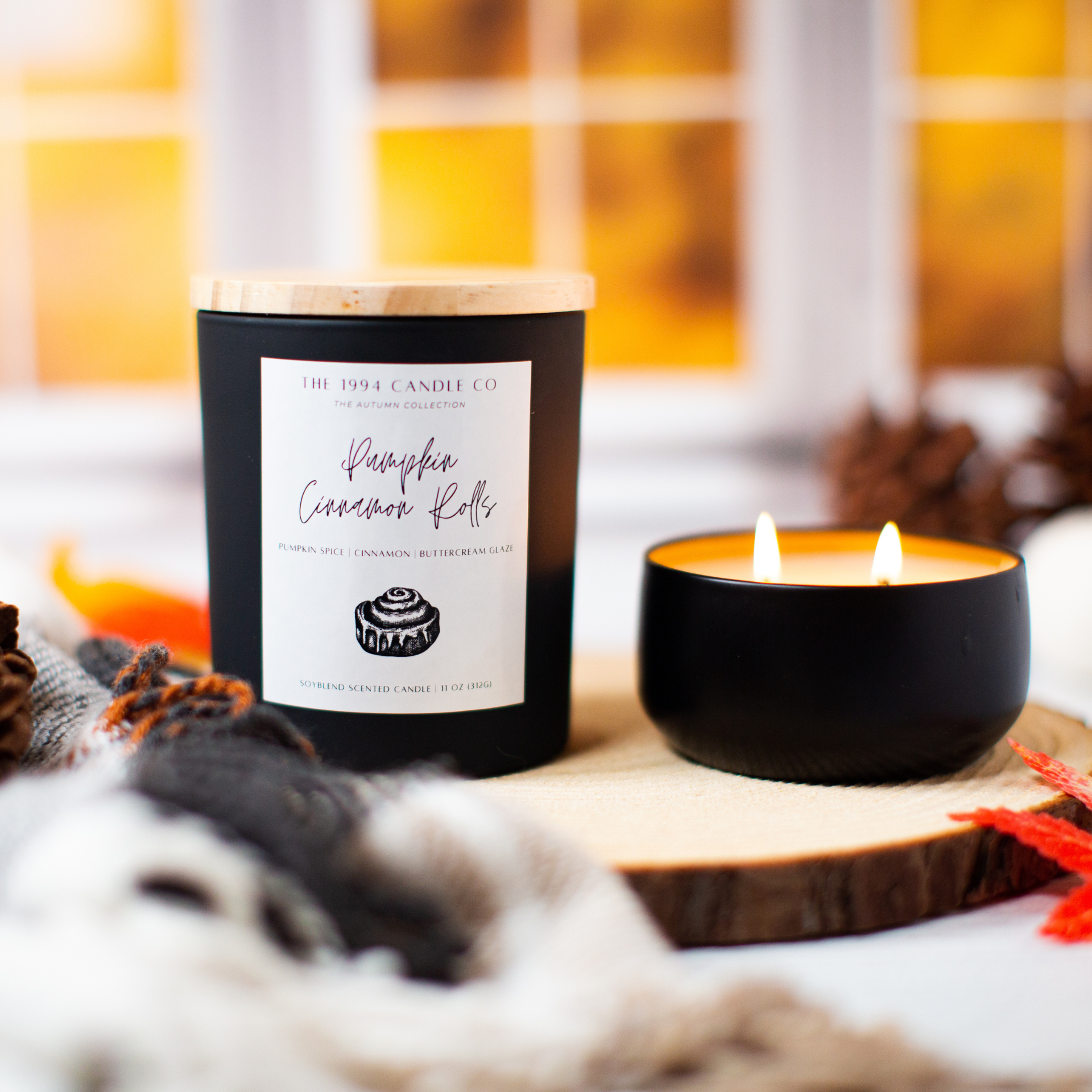 Buttercream & Cinnamon Scented Candle