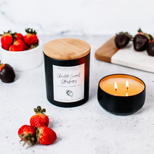 Load image into Gallery viewer, Chocolate Covered Strawberry Candle