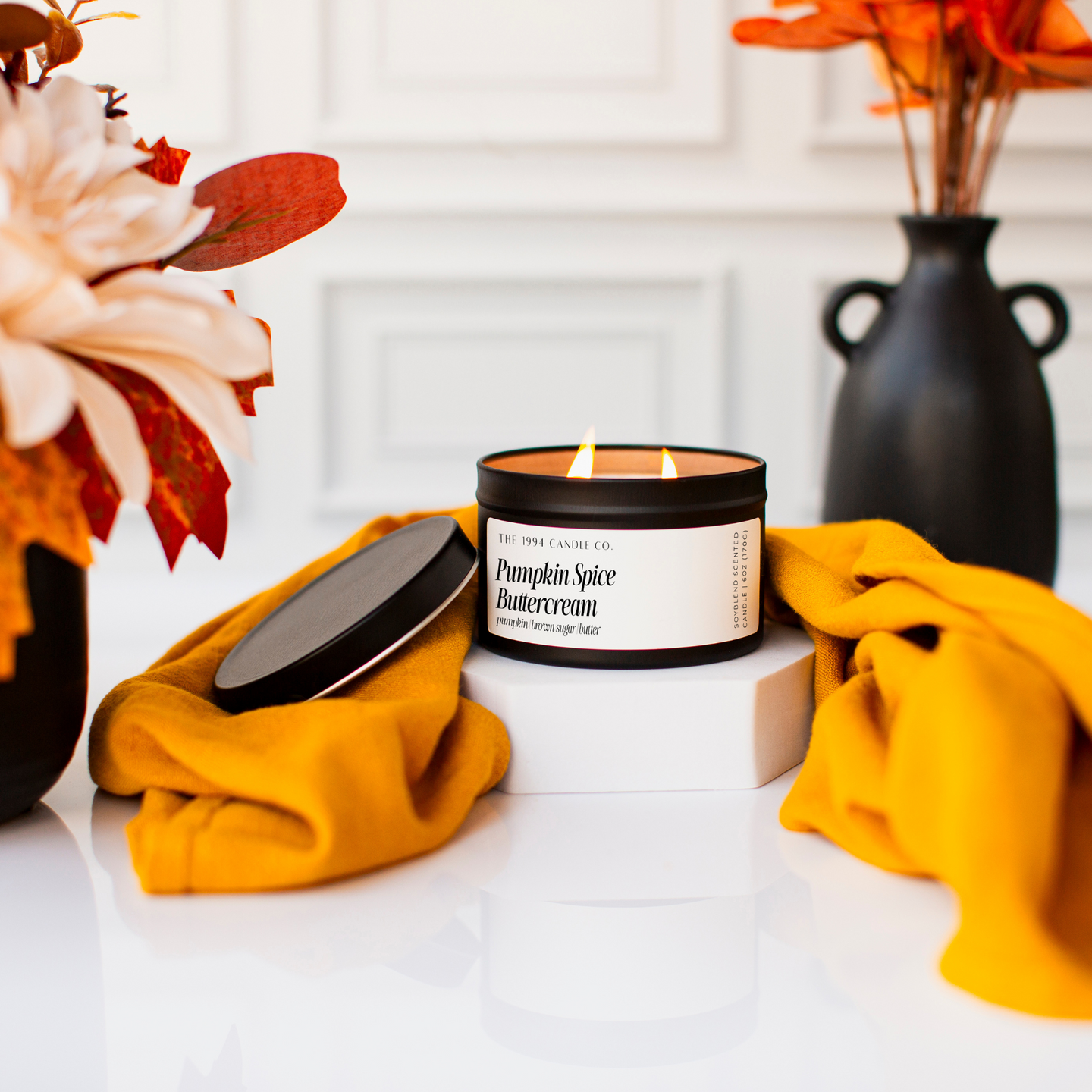 Pumpkin Spice Buttercream Candle