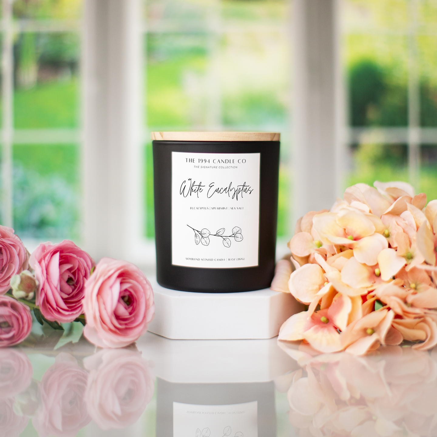 White Eucalyptus Candle