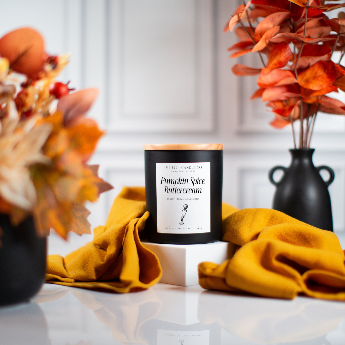 Pumpkin Spice Buttercream Candle