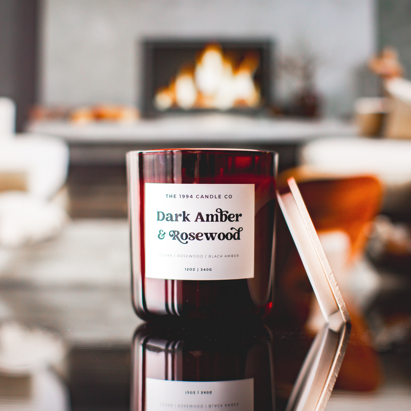 Dark Amber & Rosewood | Limited Edition Candle