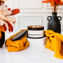 Load image into Gallery viewer, Smoked Orchard Reserve fall scented candle by The 1994 Candle Co.
