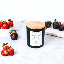 Load image into Gallery viewer, Chocolate Covered Strawberry Candle
