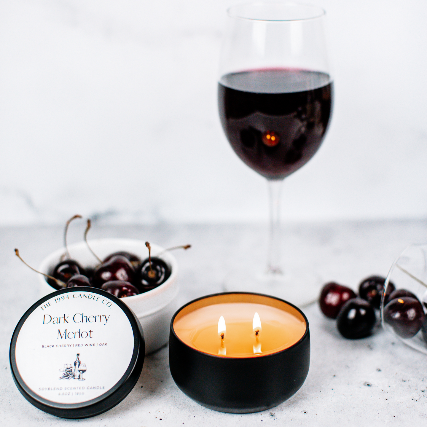 Dark Cherry Merlot Candle