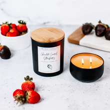 Load image into Gallery viewer, Chocolate Covered Strawberry Candle
